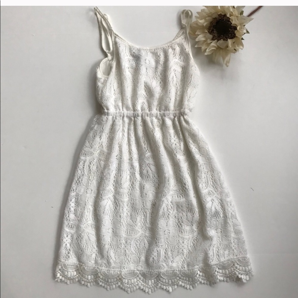 {White Lace Dress}